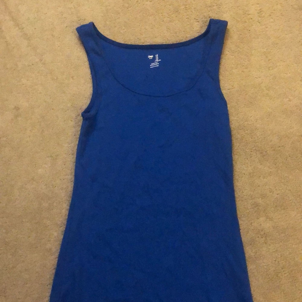 Gap blue tank top